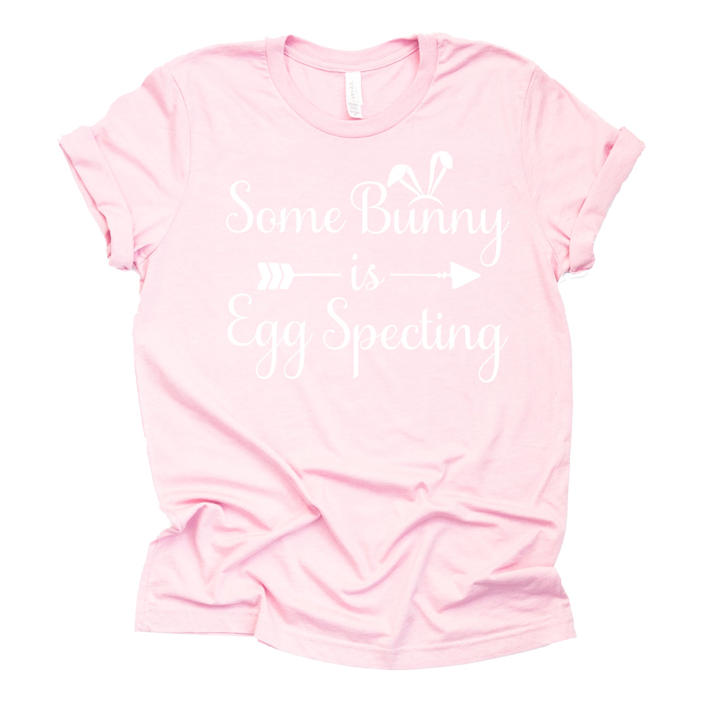 Somebunny is Egg Specting, Easter Pregnancy Shirt, Pregnancy Announcement Shirt, Unisex Short Sleeve