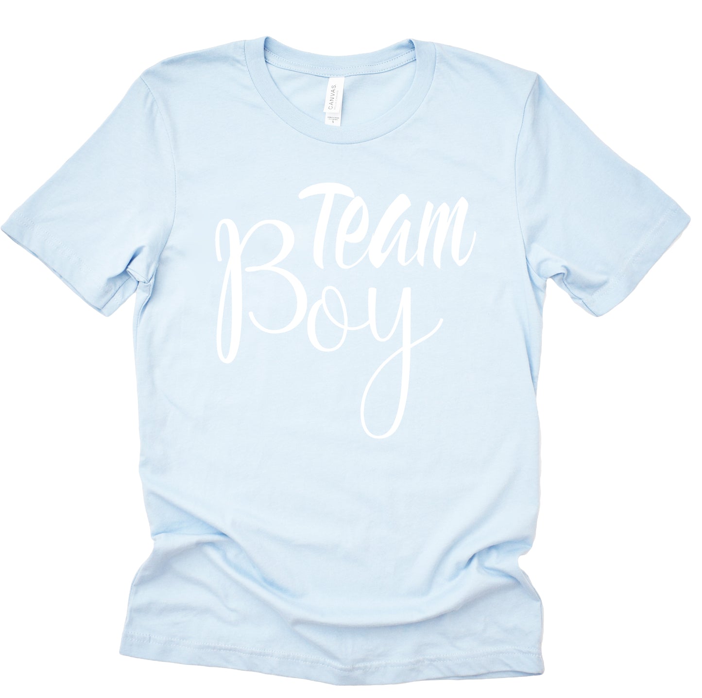 Team Girl Team Boy Baby Shower Party Gender Reveal Unisex Short Sleeve Blue Pink Shirt